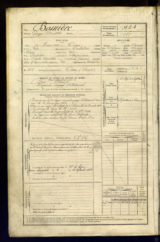 Bosnière, Georges Amédée