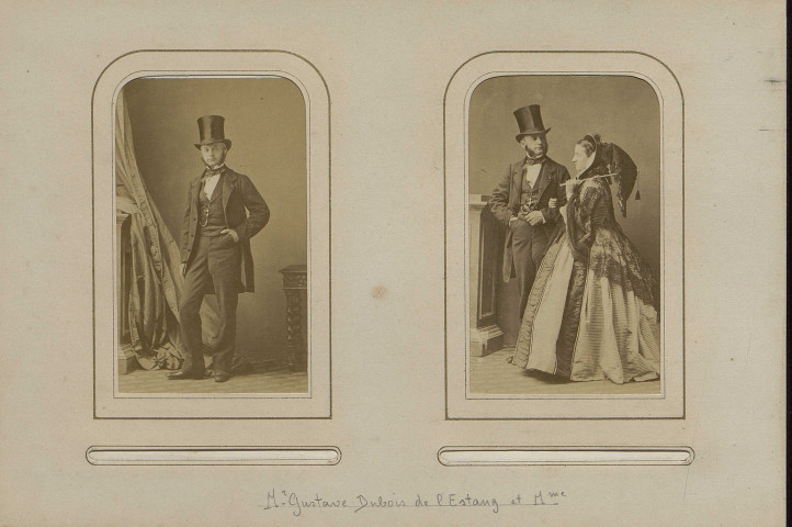 Gustave Dubois de l'Estang (6 photographies dont 1 par Disderi)