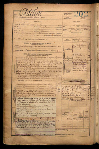 Adeline, Eugène Arthur Louis