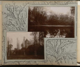 Eglise de Thaon et un plan d'eau ou rivière à proximité (photos n°387 et 388)