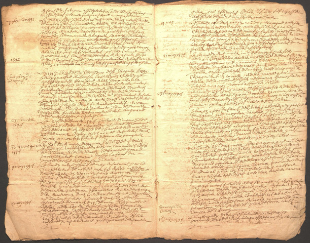 Manuscrits et actes divers