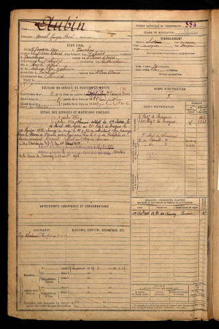 Aubin, Marcel Georges René