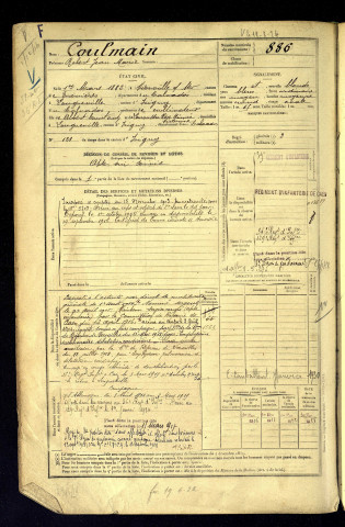 Coulmain, Robert Jean Marie