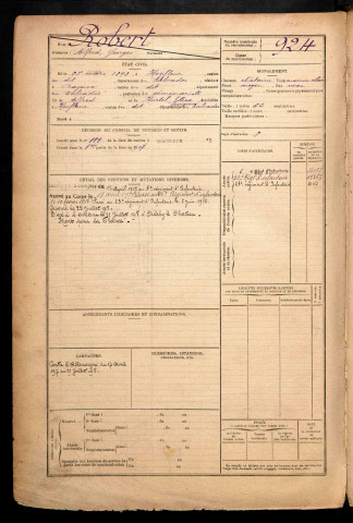 Robert, Alfred Georges