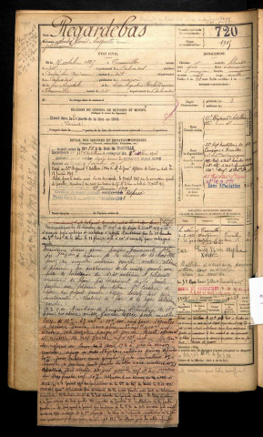 Regardebas, André Louis Auguste Guillaume