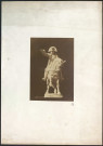 Photographies du projet du sculpteur Armand Le Véel pour le concours de la statue de Napoléon 1er à Cherbourg, par les frères Bisson photographes.