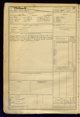 Thibault, Henri Charles Auguste