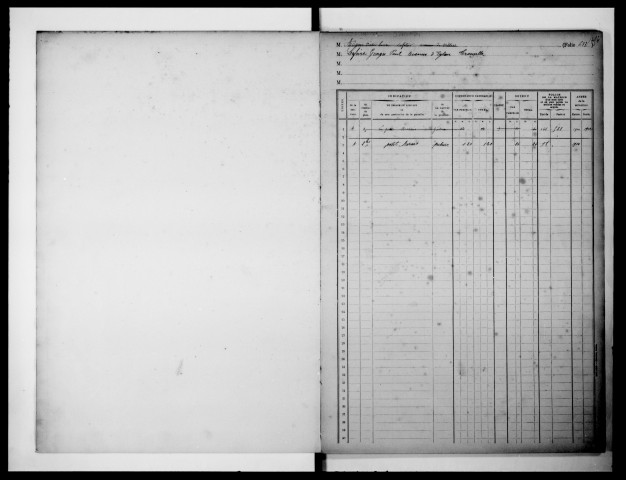 matrice cadastrale des propriétés foncières (bâties et non bâties), 1831-1913, 3e vol. (folios 632-1032)