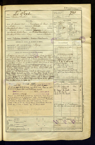 Le Sert, Frédéric Emile