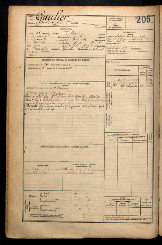 Gautier, Paul Mathurin Henri