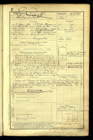 Le Carff, Albert Jacques Jean François