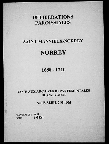 Norrey 1688-1904