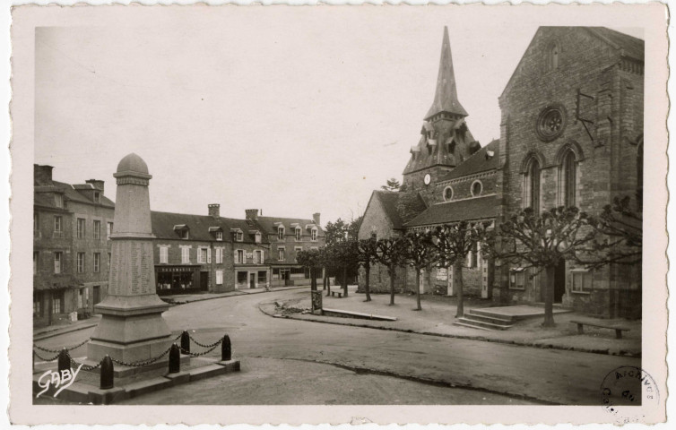 Eglise, adduction d'eau, gendarmerie, mairie