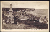 Monuments : monument commémoratif du centenaire du combat Naval 7 et 8 septembre 1811, église et Notre-Dame des Flots (n°14, 15, 95 à 98, 110)