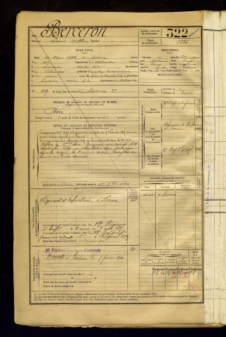 Berceron, Louis Arthur