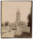 1 - Eglise de Secqueville-en-Bessin [façade cimetière] par Paul Robert