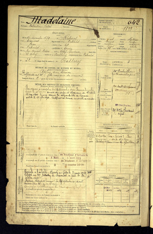 Madelaine, Valentin Jules