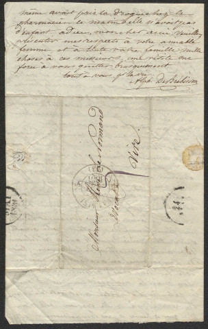 Lettres de Brébisson à Lenormand de 1831 à 1835 (lettres n°60 à 109)