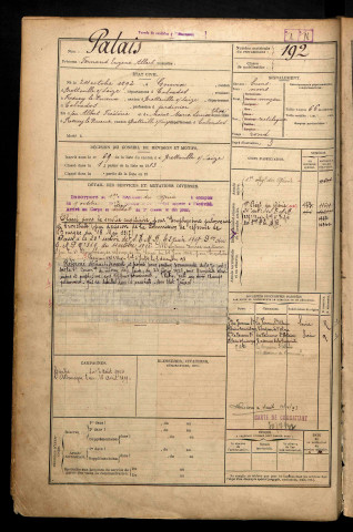 Palais, Fernand Eugène Albert