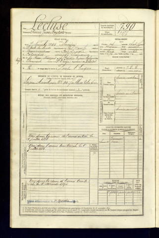 Lecluse, Pierre Jean Baptiste