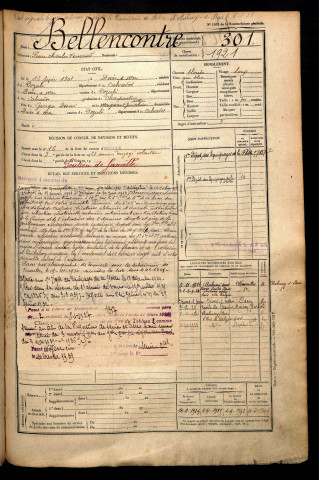 Bellencontre, Pierre Charles Fernand