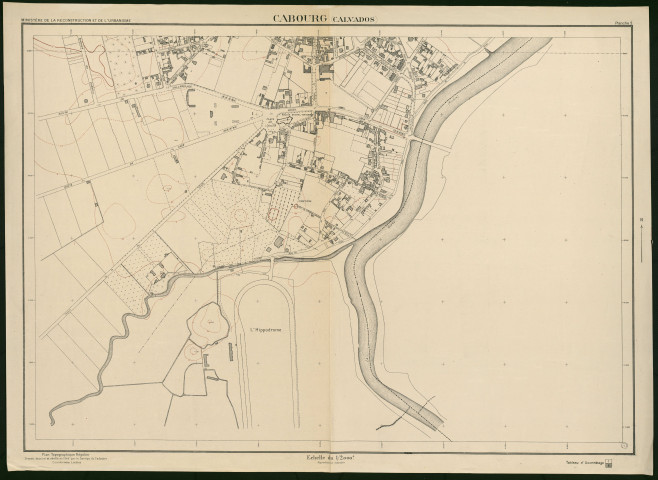 Plans topographiques de Cabourg