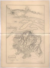 Carte topographique du canton de Honfleur par Simon, géomètre en chef du cadastre