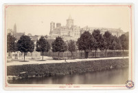 6 - Caen. Abbaye aux Dames. (L'Abbaye vue du canal.)