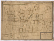 Plan de la paroisse de Sainte-Honorine-des-Pertes, par Vincent Chuquet géomètre à Bayeux
