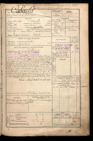 Caboulet, Joseph Emile Alphonse