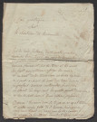 Chartrier de Bénouville ? : deux poèmes d'Adam Dulongpray, vicaire de Bénouvlle (1783 ; château de Bénouville) ; inventaire des aveux au XVIIIe s. du fief de Cainet à Cainet (XVIIIe s.)
