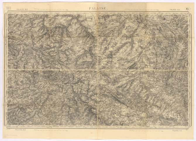 Carte d'Etat-major : Falaise. 2144.