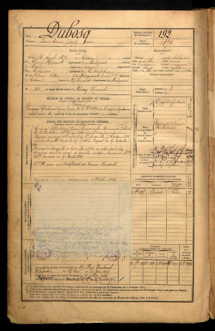 Dubosq, Isaïe Adrien Joseph