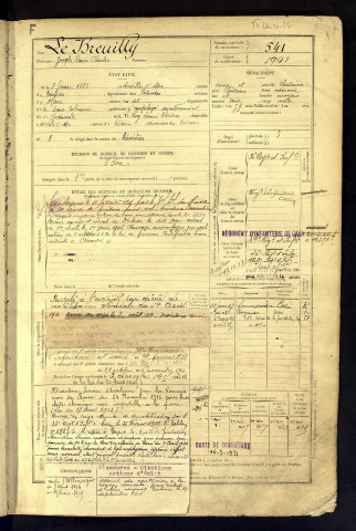 Le Breuilly, Joseph Désiré Charles