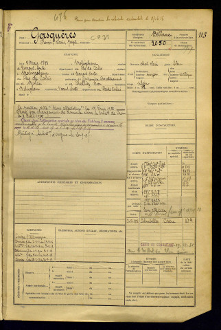 Gasquères, François Louis Joseph