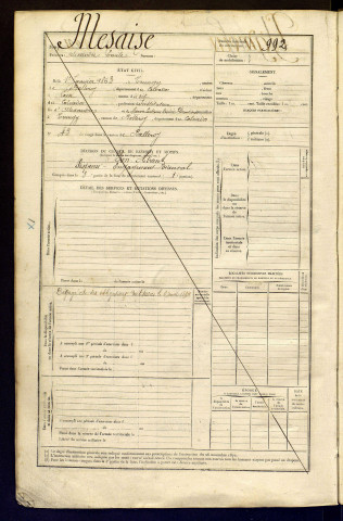 Mesaise, Alexandre Emile