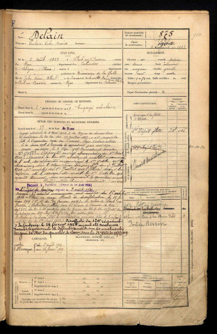 Delain, Gustave Victor Arsène