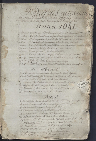 Répertoire de Jean Michel Poitvin, notaire à Russy (1641-1676)
