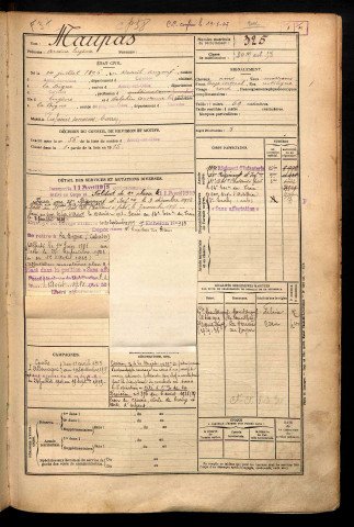 Maupas, Arsène Eugène