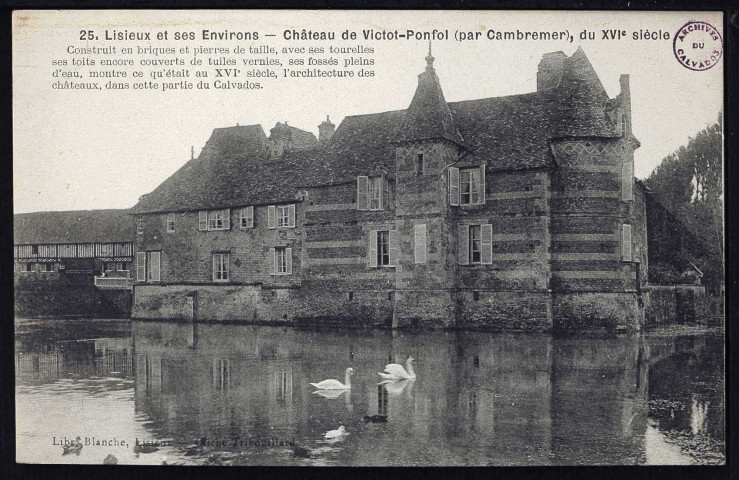 Victot-Ponfol : Château (n°1 à 2)