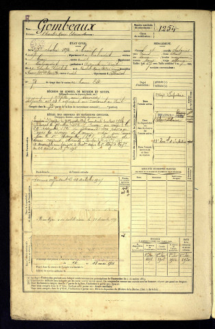 Gombeaux, Charles Marie Edmond