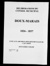 Doux-Marais 1826-1837