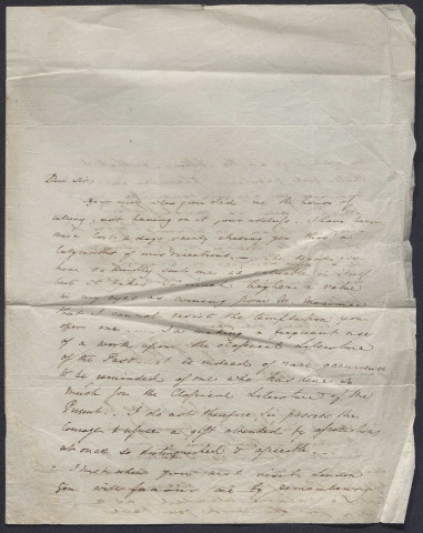 Correspondance (lettres adressées à Lavoisier, Prosper Mérimée, M. des Essarts, de Formeville par plusieurs correspondants dont le plus fréquemment Léopold Delisle, M. Prévost)