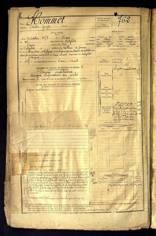 Hommet, Célestin Georges