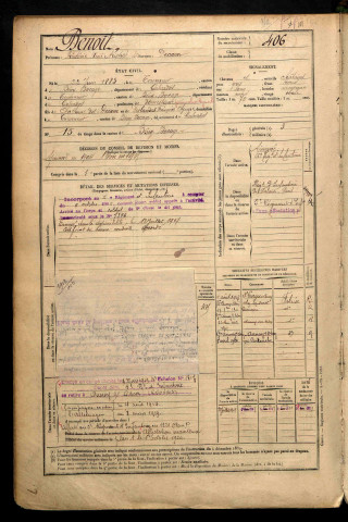 Benoît dit Decaen, Frédéric René Aristide