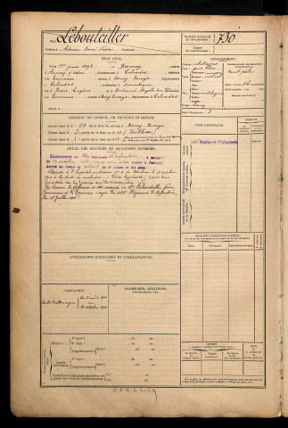 Lebouteiller, Adrien René Léon