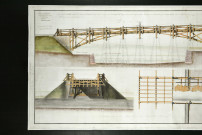 Projet d'un Pont en bois de cent vingt pieds d'ouverture sur la Rivière d'Orne au bas du Village de Saint-Remy-sur-Orne