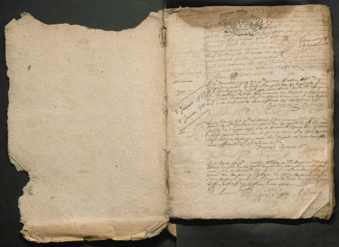 2 janvier 1729-8 janvier 1731