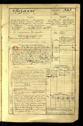 Suzanne, Emile Victor