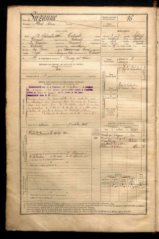 Suzanne, Albert Adrien